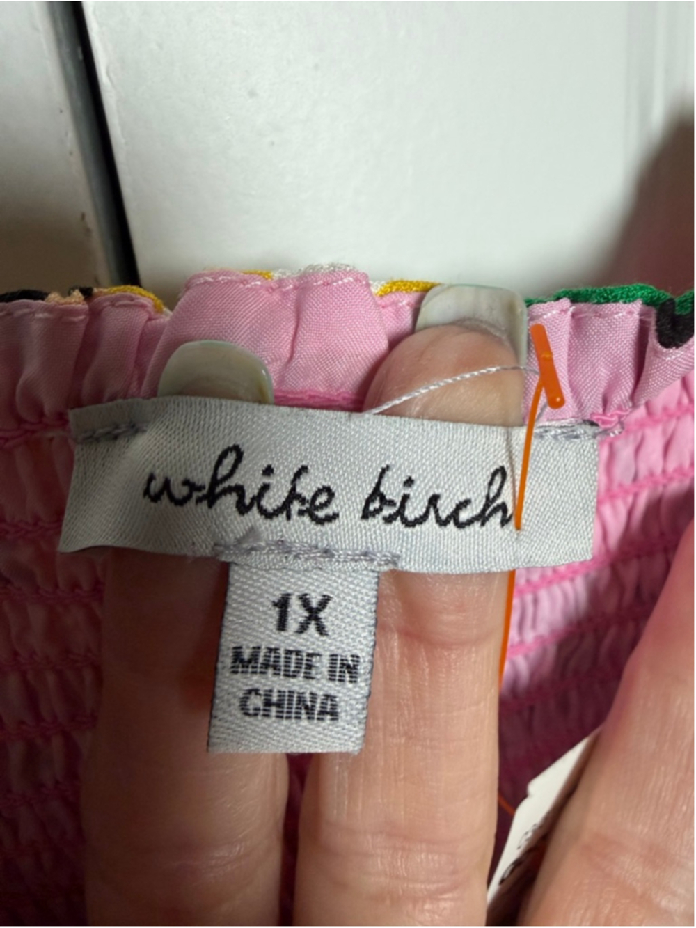 white birch Plus 1X Multi-color Romper - Picture 3 of 10